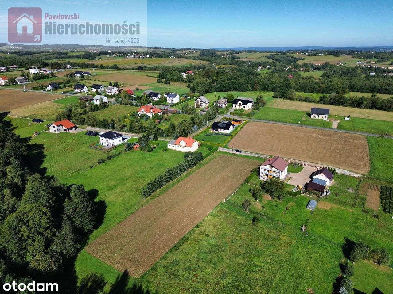 Płaska działka budowlana w Marcyporębie 10a - Pełny obrazek: 4/10