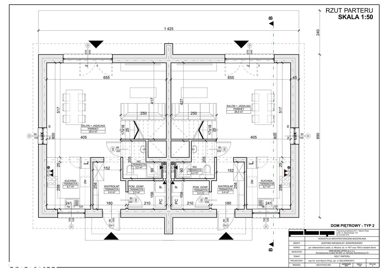 Osiedle Koliber II | Dom Bliźniak | nr 1 - Pełny obrazek: 5/10