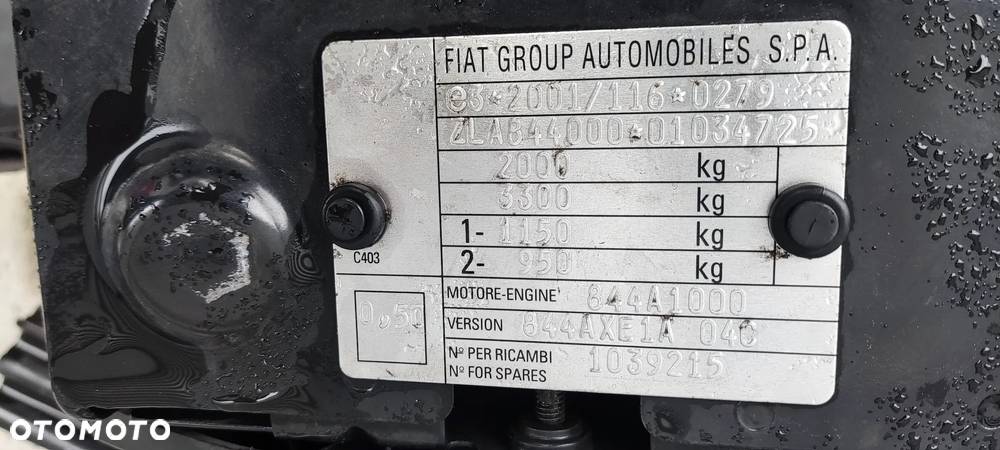 KOMPLETNY PAS PRZEDNI WZMOCNIENIE CZOŁOWE LANCIA DELTA III Z CHŁODNICAMI 1,9 BI TURBO - 6