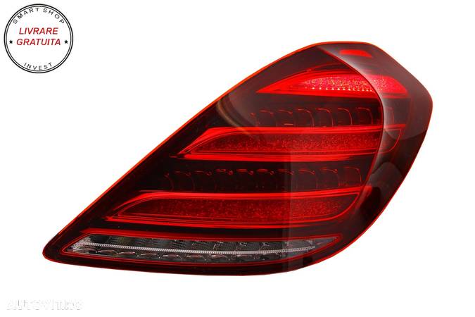 Stopuri Full LED MERCEDES S-Class W222 (2013-2017) Semnalizare Dinamica Facelift D- livrare gratuita - 13