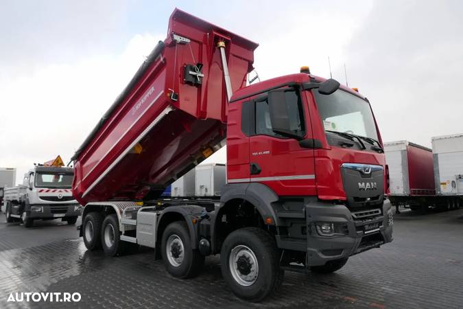 MAN TGS 41.480 / 8X8 / ​​CAMION BASCULAN SPATE / NOU NOU / DIN MÂNĂ / KH-KIPPER / 2023 - 8