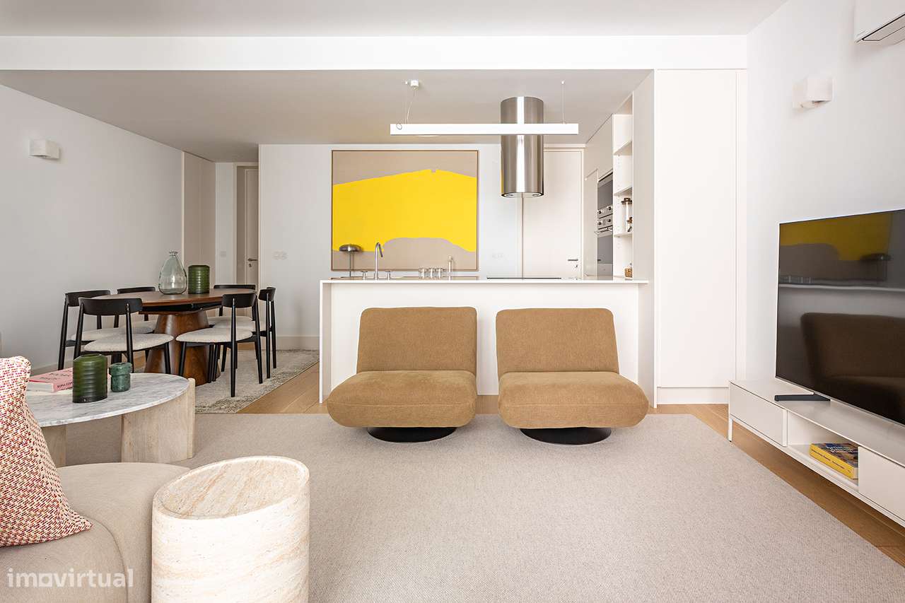 Apartamento elegante e confortável de 2 quartos no centro de Lisboa. - Grande imagem: 2/27