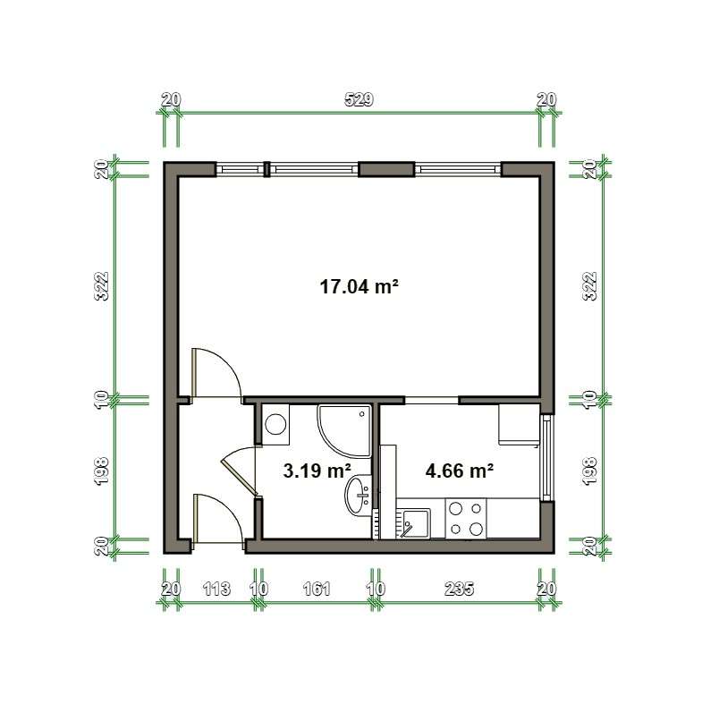 Kawalerka Winogrady Pod Lipami-3