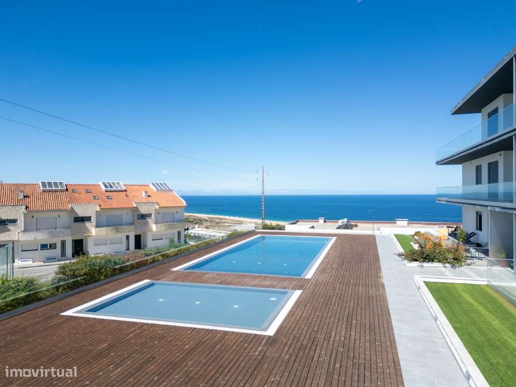 Apart T3 em condomínio com piscina e garagem na Nazaré (Costa de Pr...-23