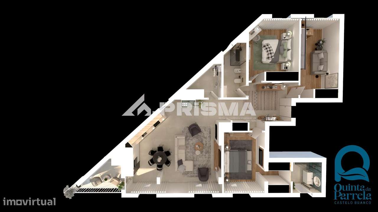 Apartamento T3 em construção para venda em Castelo Branco - Grande imagem: 5/11