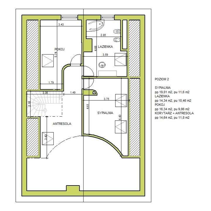 Dom jednorodzinny, Poznań, Podolany-14