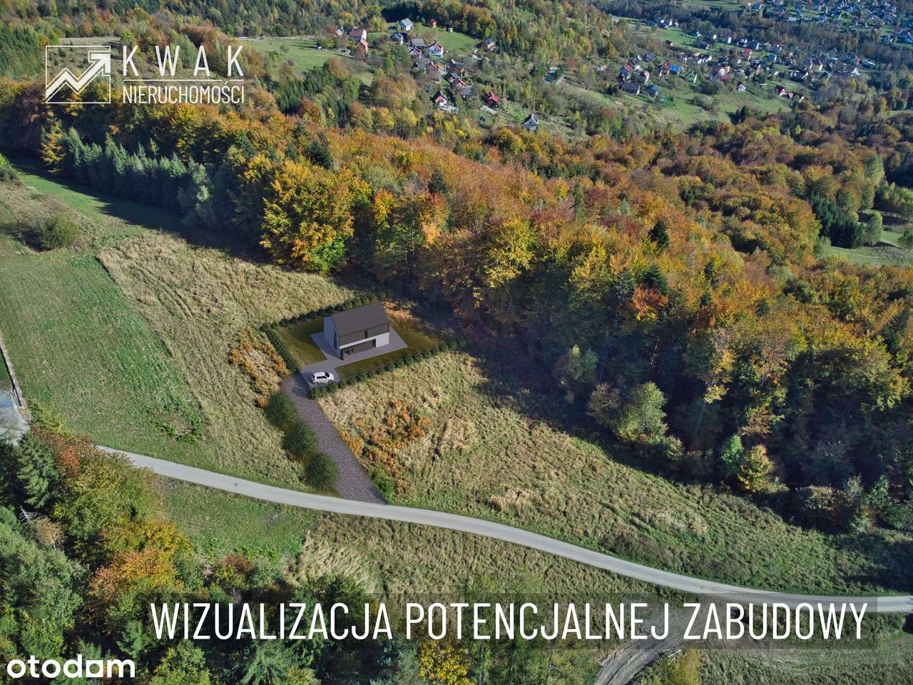 Działka pod Twój dom w górach Jeleśnia Janiki-1