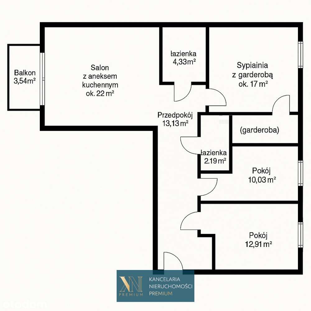 4 pokoje | 83 m² l Wykończone | balkon-1