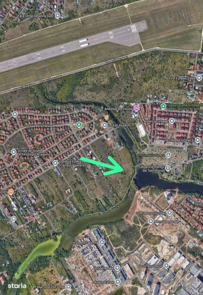 Zona Pipera-Henri Coanda 1615 mp deschidere la lac-0