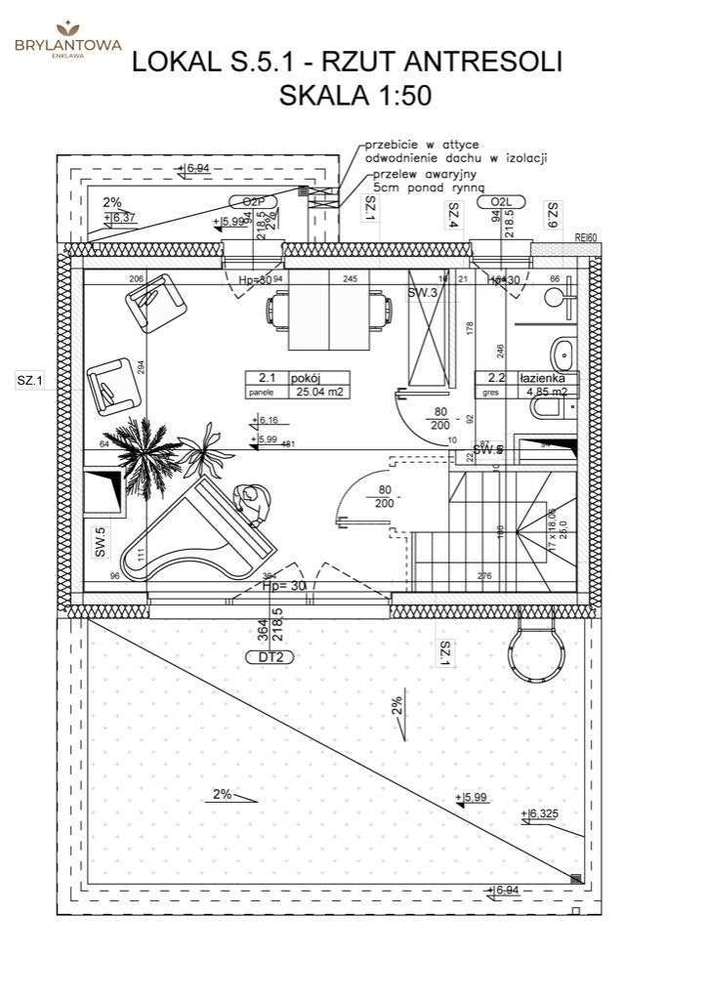 Nowy narożny 164m2, 5 pokoi, garaż, ogródek 197m2 - Pełny obrazek: 5/11