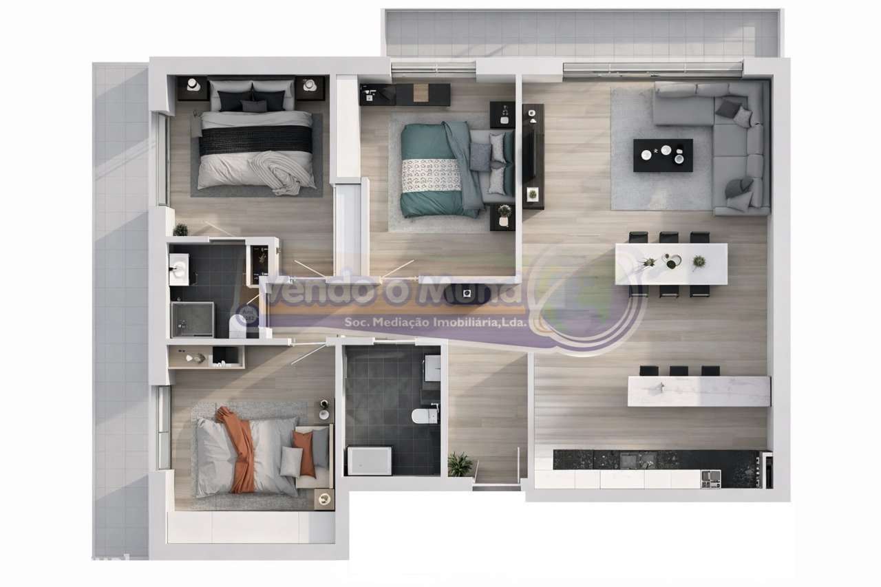 Apartamento T3 em Benavente (B650)-4