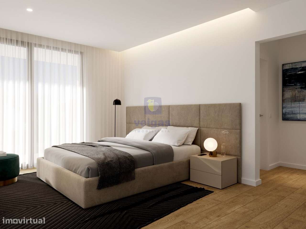 Apartamento T2 Novo em Leiria, Parceiros, com garagem box fechada e el - Grande imagem: 5/33