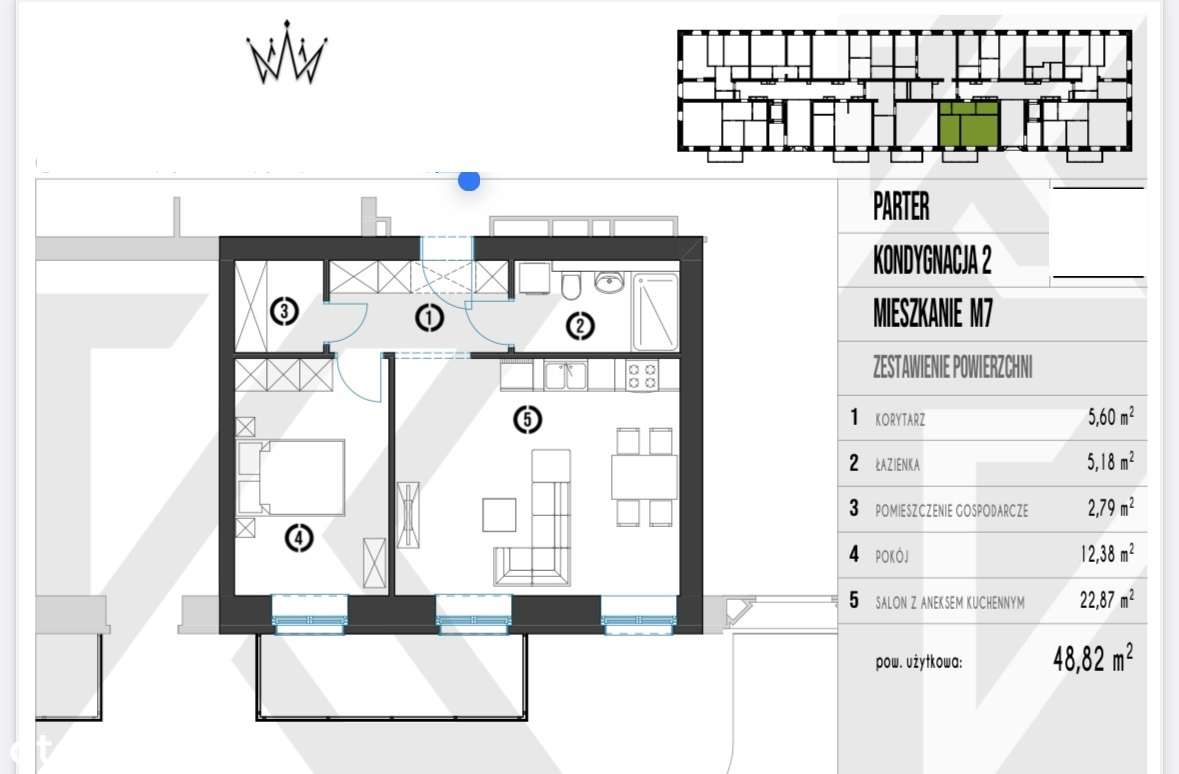 Mieszkanie 2 pokojowe PARTER !!! - Pełny obrazek: 4/13