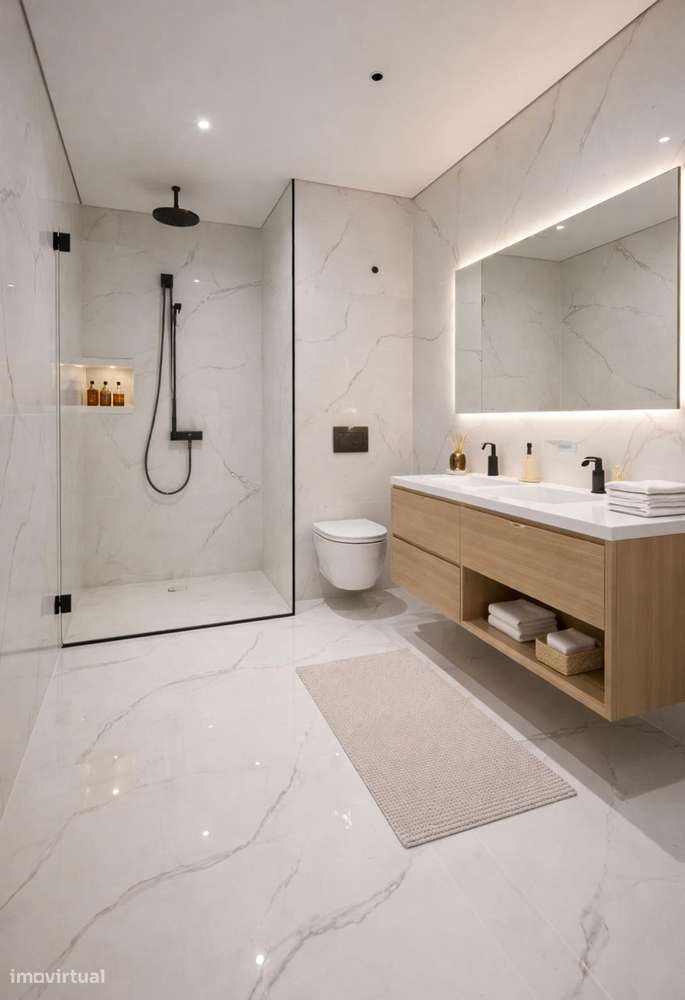 Fantástico T1 com varanda, lugar de garagem com vista para o S. João - Grande imagem: 5/8