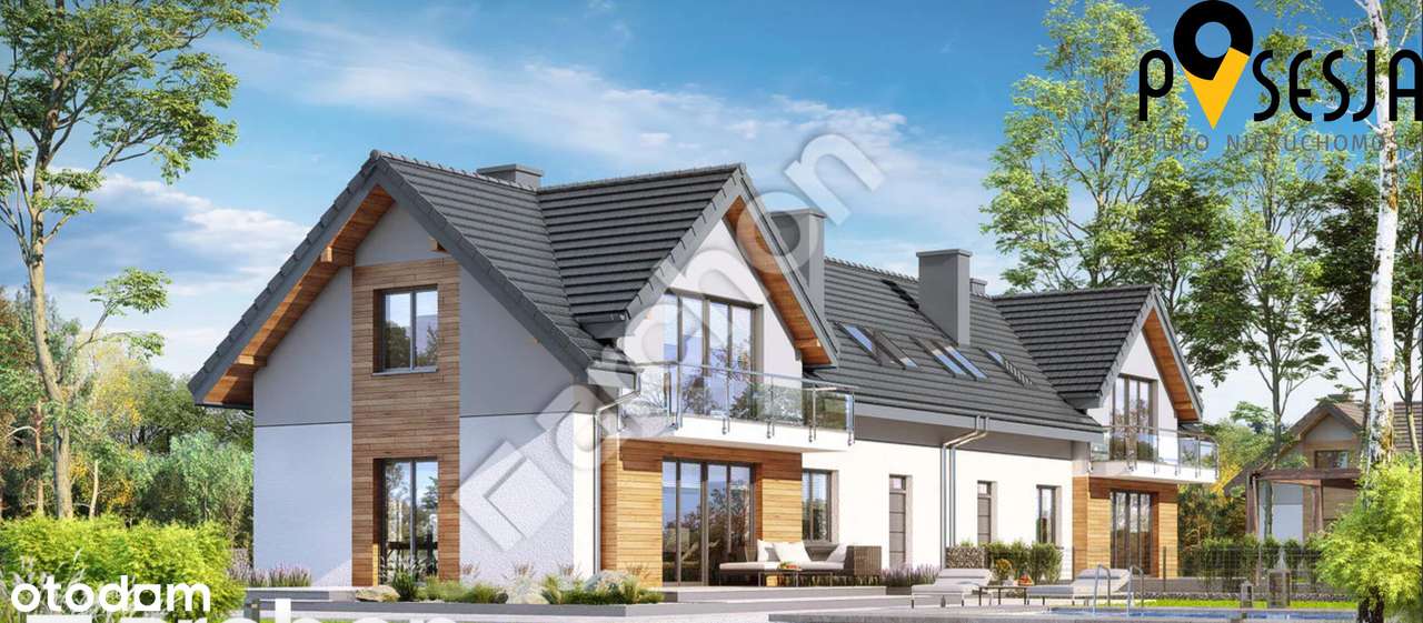 Dom 5 pokoi, działka 600m2 Ławki gmina Prażmów-3