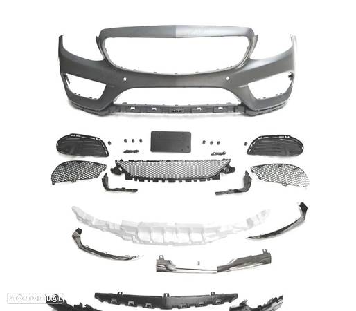 PARA-CHOQUES FRONTAL LOOK AMG PARA MERCEDES W205 14-18 - 2