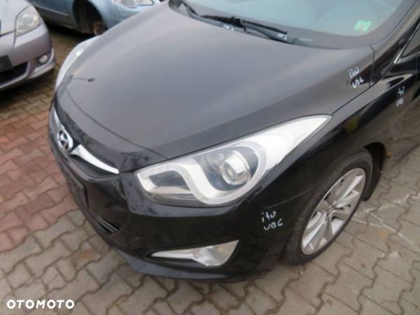 MASKA ZDERZAK BŁOTNIKI LAMPY I40 VF UB6  HYUNDAI 2011-2014 CZARNY PRZÓD KOMPLETNY - 5