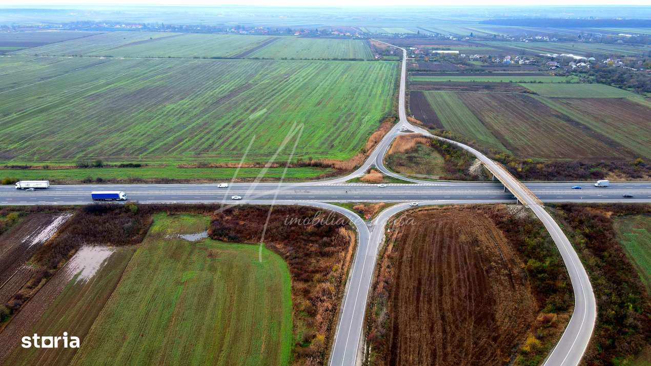 Teren intravilan curti-constructii, industrial, Autostrada A1 - km 62-7