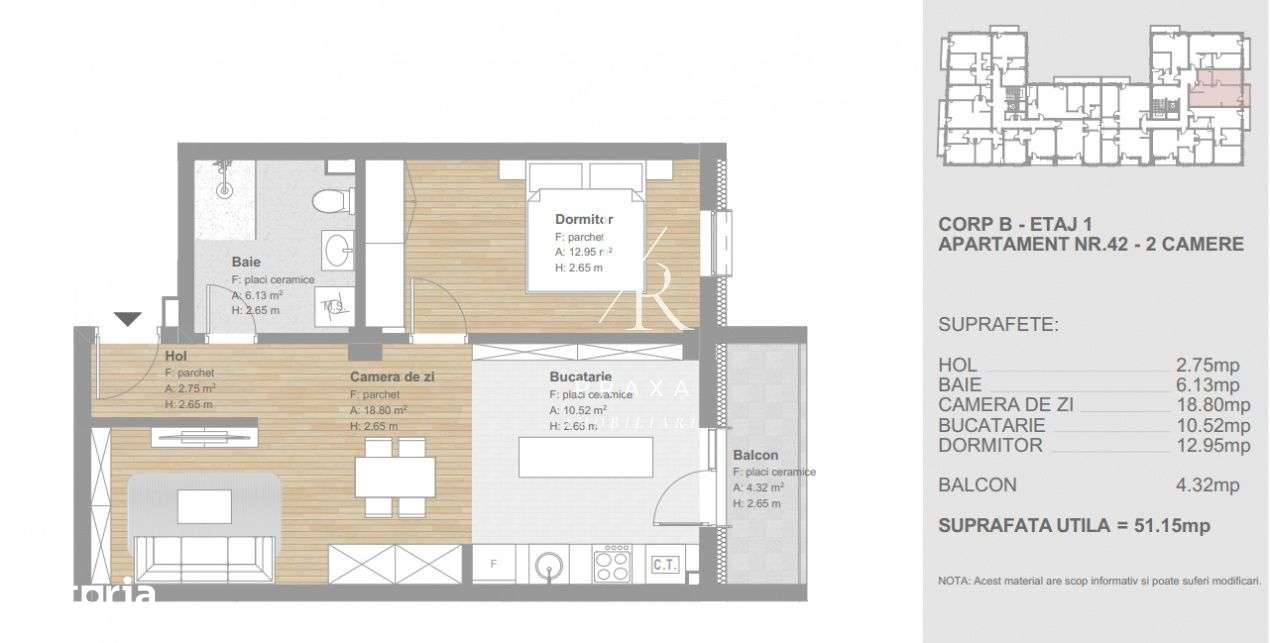 Apartamente noi in ansamblul rezidential, zona Tineretului, Floresti,T - Imagine principală: 5/5