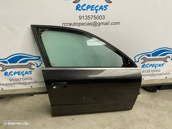 PORTA PORTAS FRENTE FRONTAL DIREITA AUDI A4 B7 SLINE 8E0831052J 8E0831052 FECHO ELEVADOR MOTOR PUXADOR VIDRO RETROVISOR RETROVISORES - 2