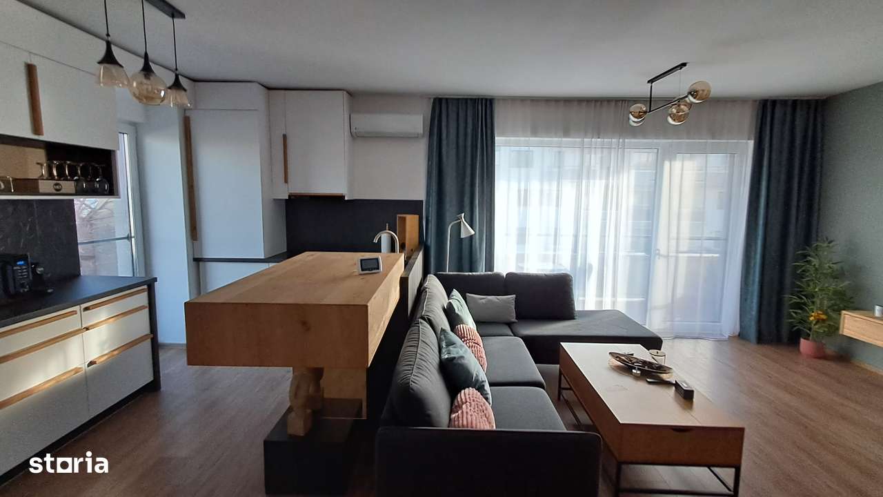 OCAZIE 2 camere, 3 balcoane pe 3 laturi, utilat si mobilat pe comanda - Imagine principală: 3/16