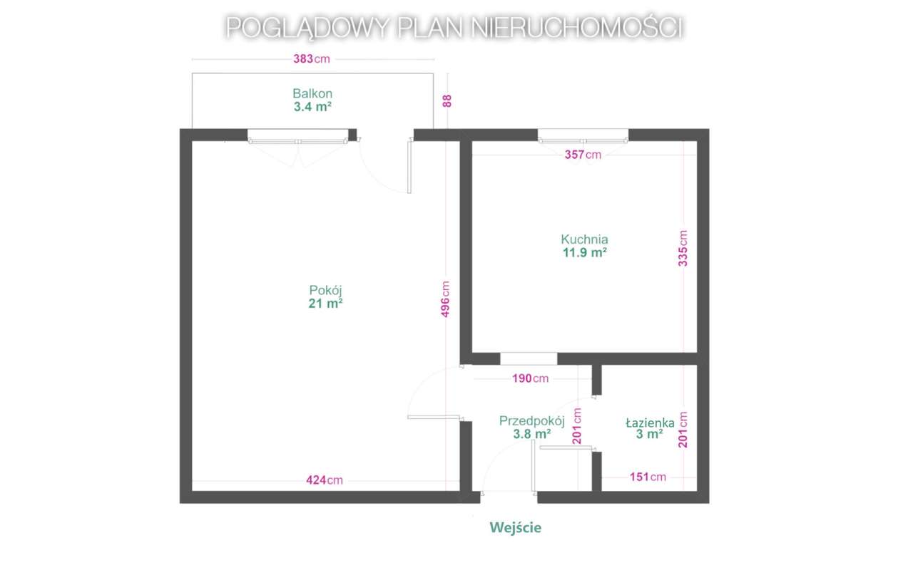 Kawalerka do własnej aranżacji z balkonem | Bukowno Centrum.-13