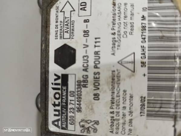 Centralina De Airbag Peugeot 206 Hatchback (2A/C) - 4