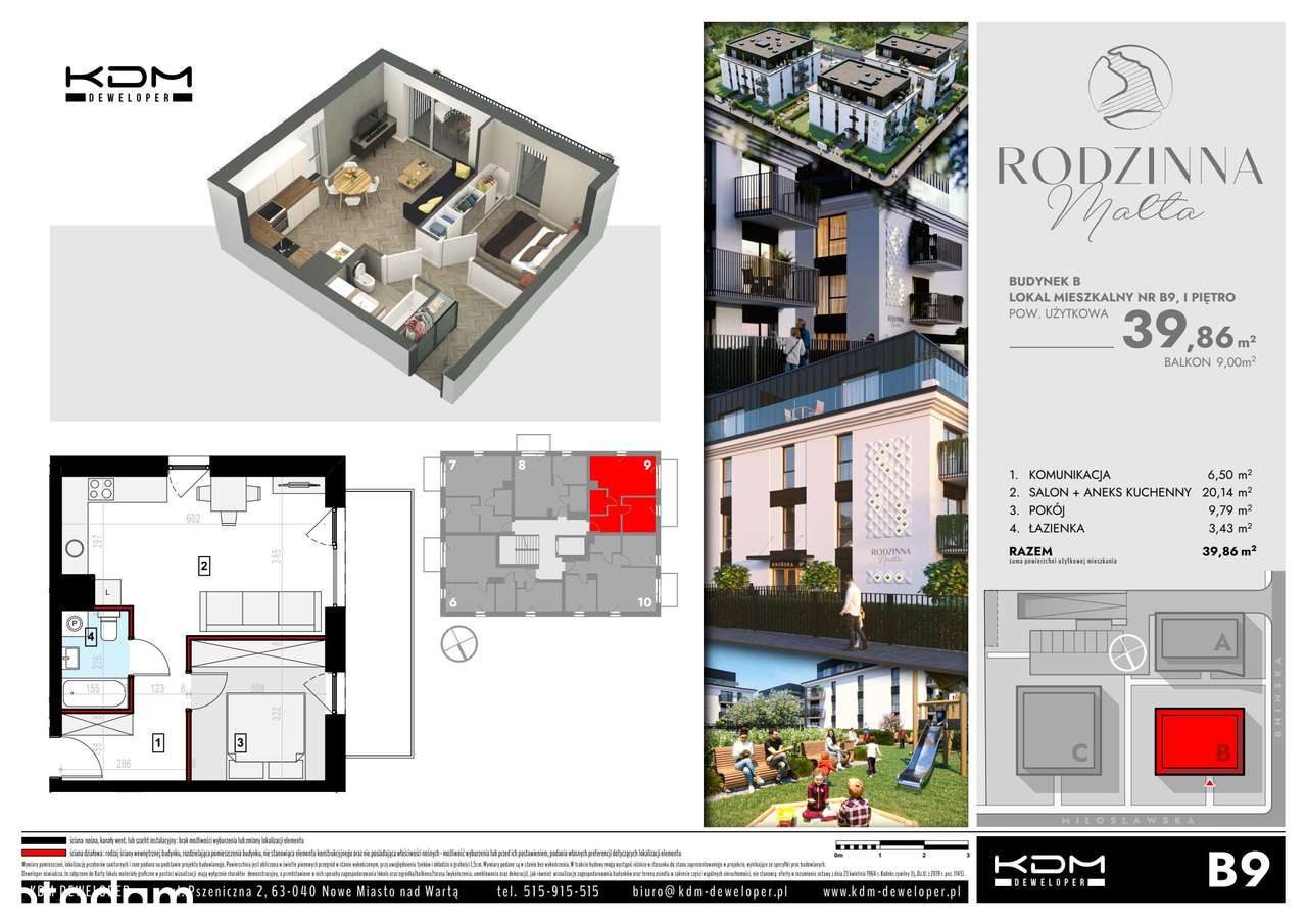 Rodzinna Malta | mieszkanie 2-pok. | B9 - Pełny obrazek: 2/7
