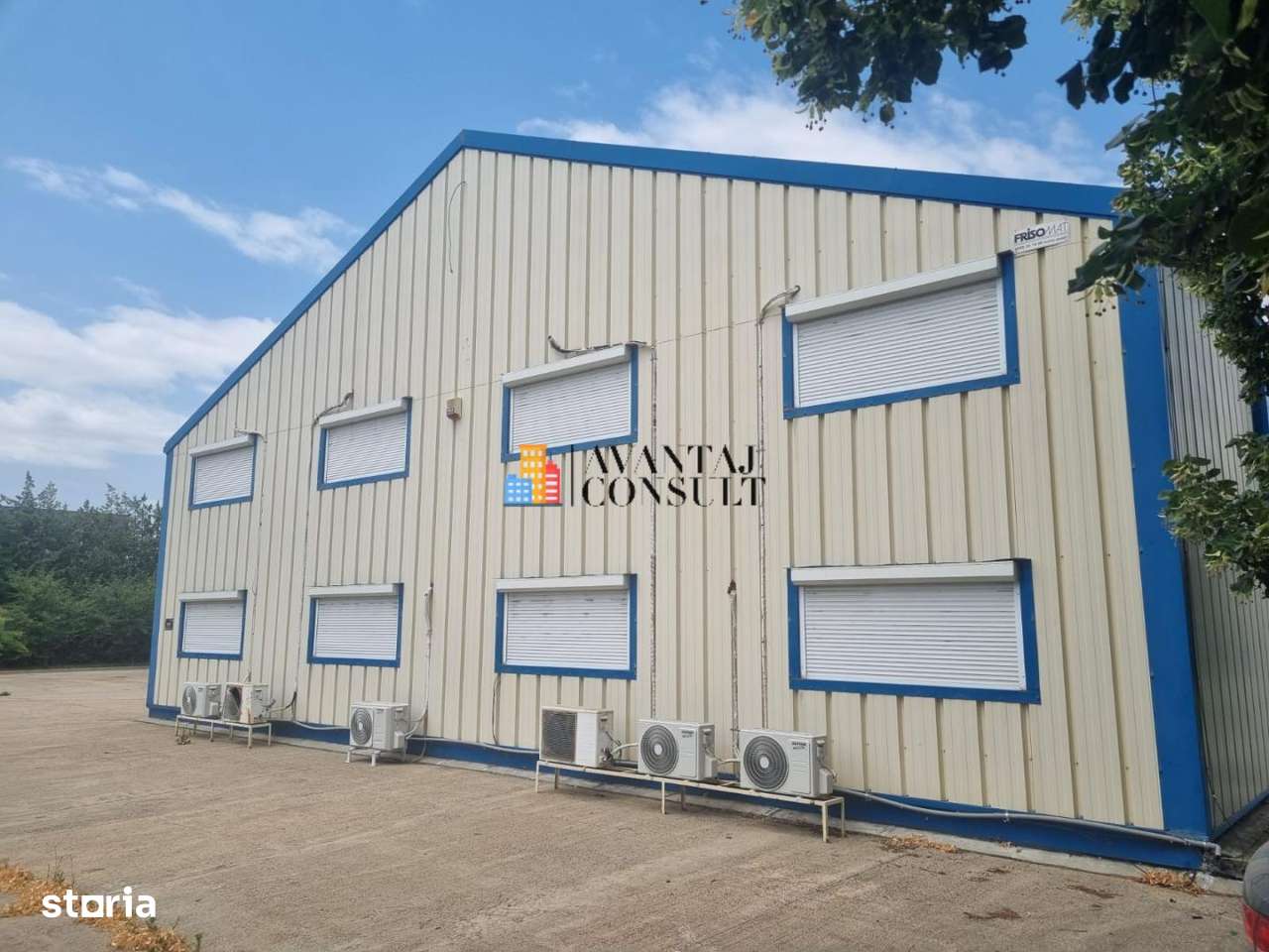 Hala  si birouri  566  mp , singur curte  DN1     Otopeni -Corbeanca - Imagine principală: 1/14