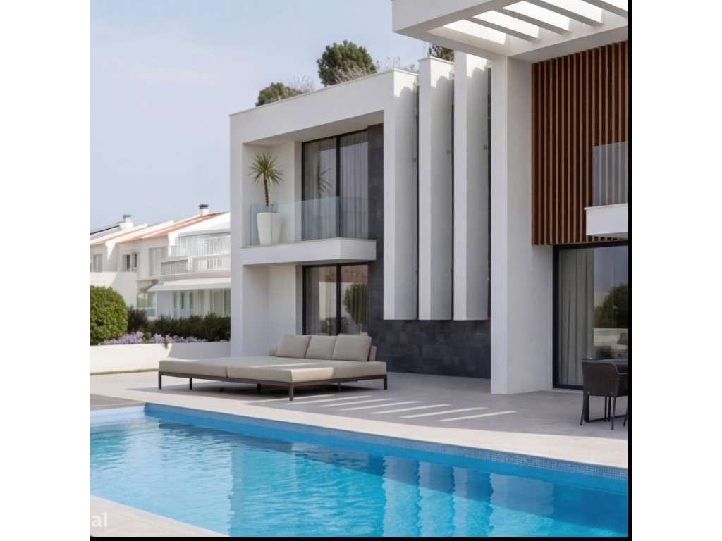Moradia isolada com piscina apenas a 400 m da praia-15