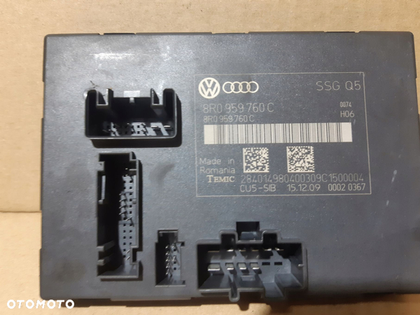 AUDI Q5 8R MODUŁ STEROWNIK PAMIĘCI FOTELA 8R0959760C - 3