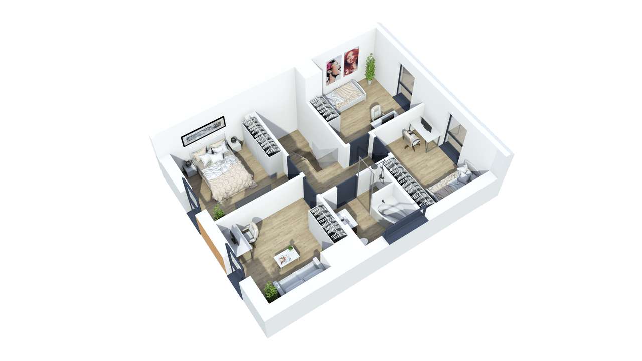 Bliźniak w centrum Bojana. 5 pokoi, garaż, ogródek. Gotowe. - Pełny obrazek: 5/11