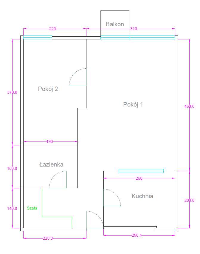 panoramiczne 2-pokoje 39 m2 na Pradze Północ do własnej aranżacji - Pełny obrazek: 4/15
