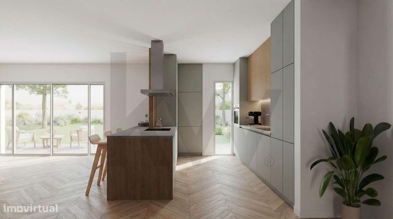 Moradia V3 Contemporânea com Jardim e Garagem – Village São Marcos - Grande imagem: 3/20