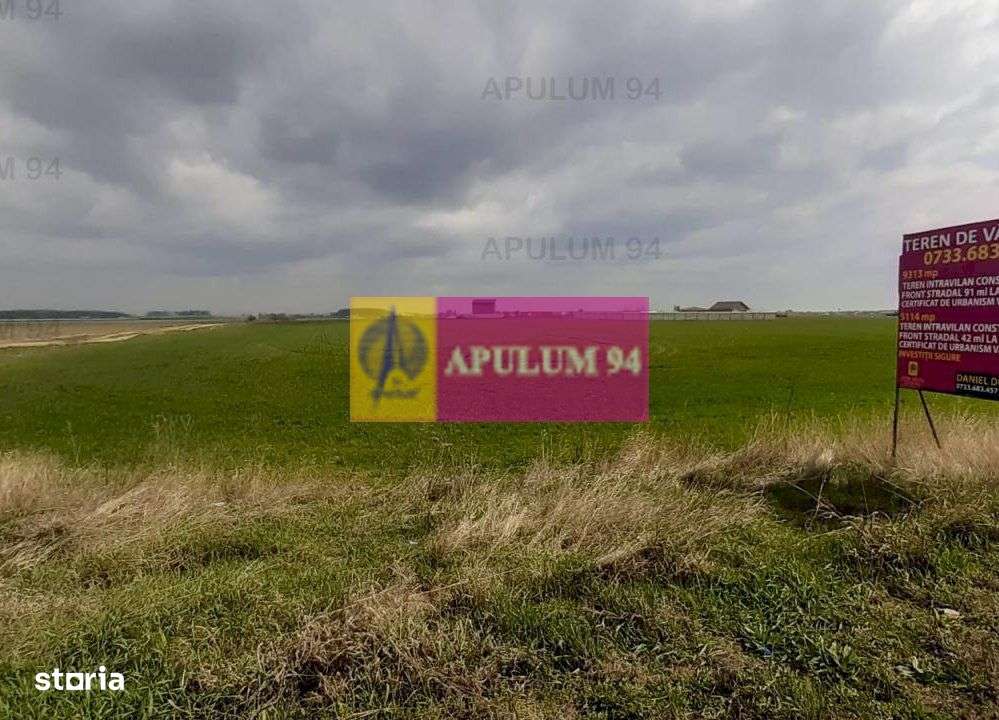Teren Intravilan  cu front stradal la un Drum Principal langa Bucureșt - Imagine principală: 4/20