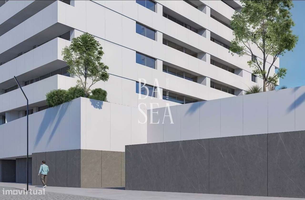 Apartamento T1 novo em condomínio com piscina em Ramalde Porto-8