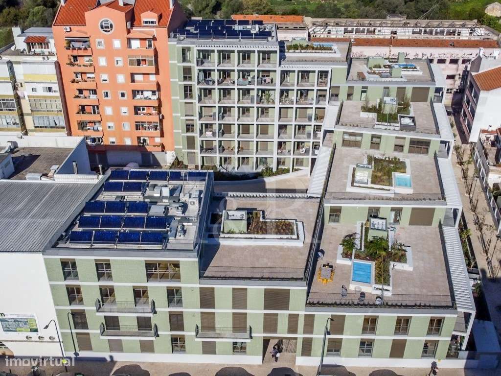 Penthouse T4+1 com terraço, piscina e vista rio no Dafundo, Oeiras-39