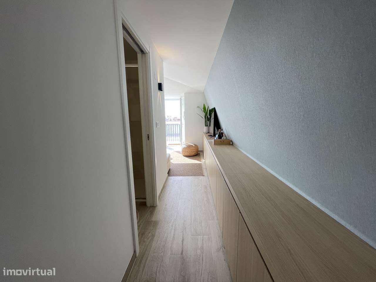 Apartamento T2 novo terraço vista mar perto da praia Sesimbra-11