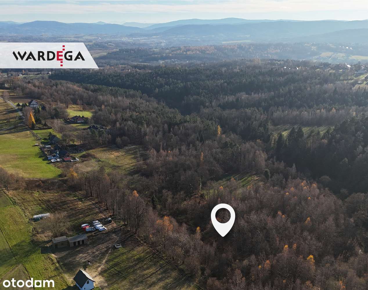 Działka rolno-budowlana 72 a – Włosań-6