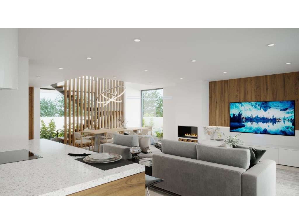 Moradia isolada T4, arquitetura contemporânea com piscina - Quintinhas - Grande imagem: 5/49