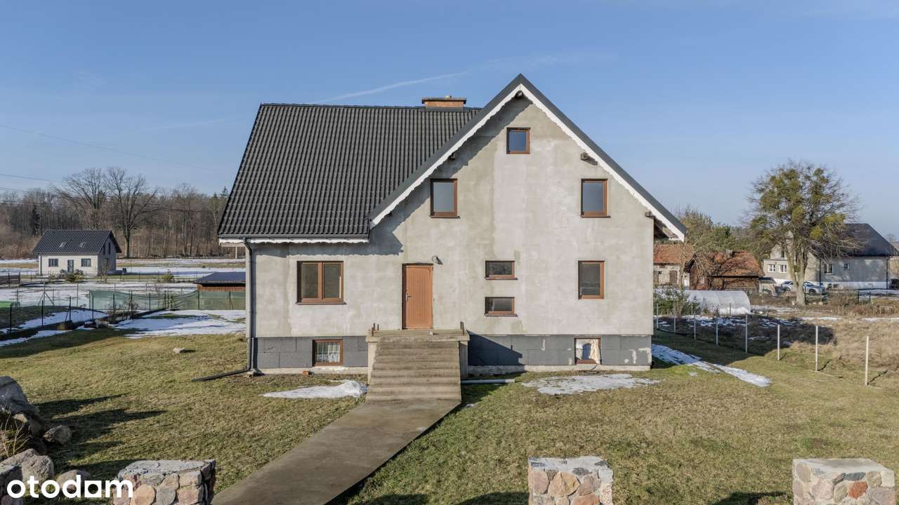 Przestronny dom do wykończenia w Korpelach - Pełny obrazek: 4/20