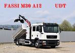 MAN TGM 15.250 Wywrotka 3,80m + FASSI M30 A12 - 1