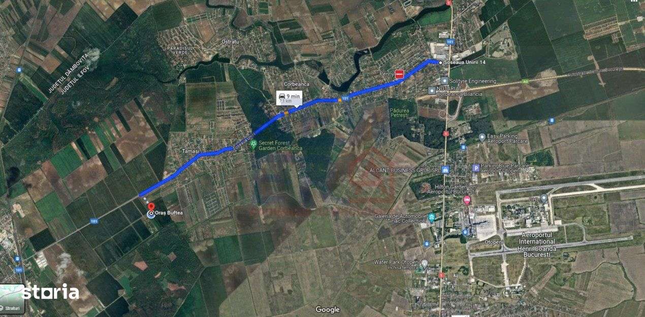 Teren de VĂNZARE - BUFTEA - Imagine principală: 2/4