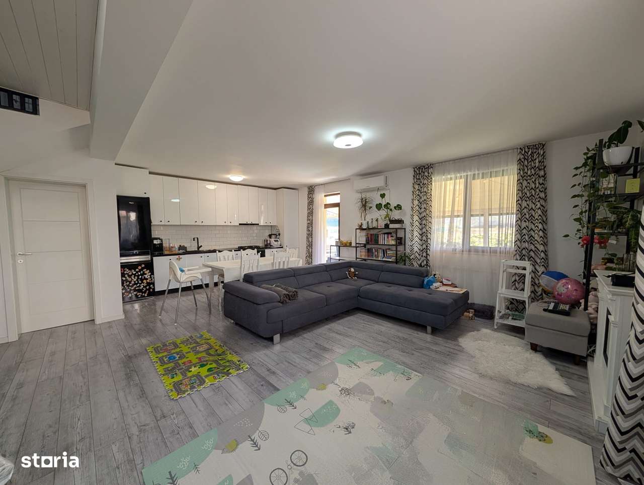 Oportunitate! Duplex mobilat, curte 344mp, terasa, zona RAR Gilau-16