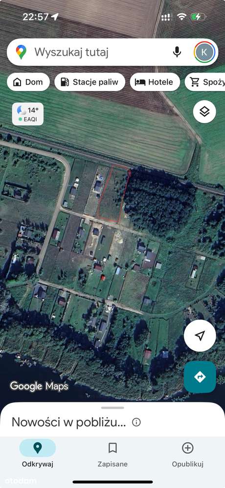 Działka nad jeziorem k. Boszkowa -Perkowo - Pełny obrazek: 5/5