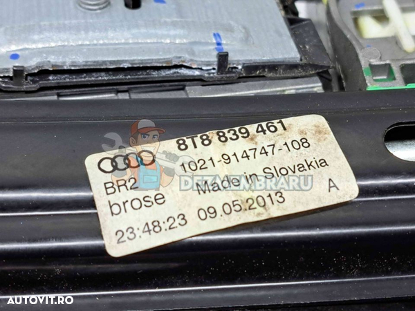 Macara electrica geam stanga spate Audi A5 Sportback (8TA) [Fabr 2009-2015] 8T8839461 - 2