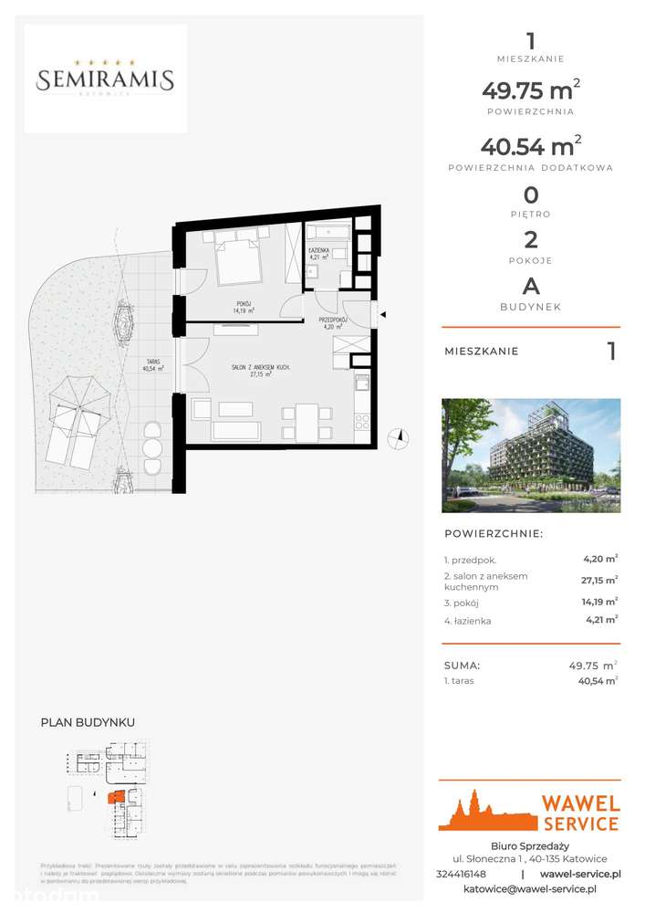 Semiramis | mieszkanie 2-pok. | 1 - Pełny obrazek: 2/7