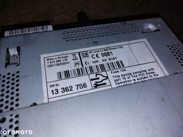 RADIO NAWIGACJA GPS OPEL CORSA D 13362756 - 2