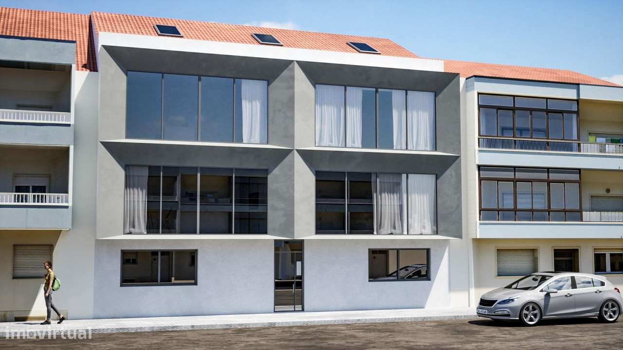 Apartamento novo T2 com quintal!-11