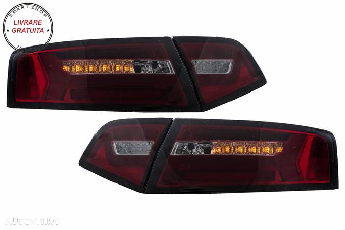 Stopuri LED Audi A6 4F2 C6 Sedan (2008-2011) Facelift Design Semnalizare Secventia- livrare gratuita - 2